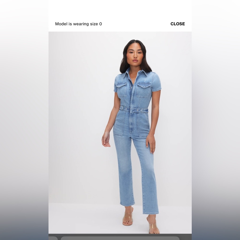 Petite Fit For Success Jumpsuit 
Good American brand 
BNWT